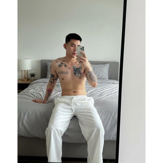 [Simple Pant]Quần Trắng Clean phong cách hàn quốc -Minimal style