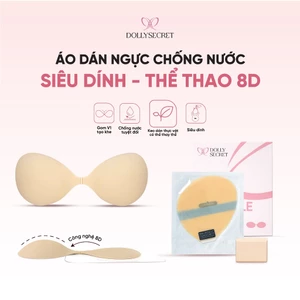 Áo Dán EXTRA FIT Siêu Dính Chống Tụt Dùng Khi Vận Động DOLLYSECRET Chống Mồ Hôi Tệp Da Keo Có Thể Thay Thế D22