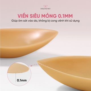 Áo Dán EXTRA FIT Siêu Dính Chống Tụt Dùng Khi Vận Động DOLLYSECRET Chống Mồ Hôi Tệp Da Keo Có Thể Thay Thế D22