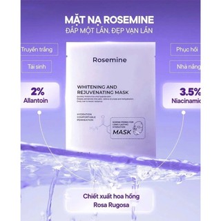 Mặt nạ Rosemine combo mặt nạ dưỡng trắng nhả nắng Rosemine Whitening And Rejuvenating 25ml - Kosmi Beauty
