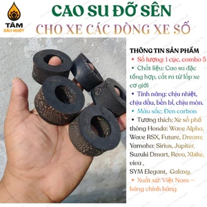 Cao Su Đỡ Sên Xe Máy Wave Dream Future Cub – Cao Su Gắp Sau Chống Ồn, Chống Mòn Sên
