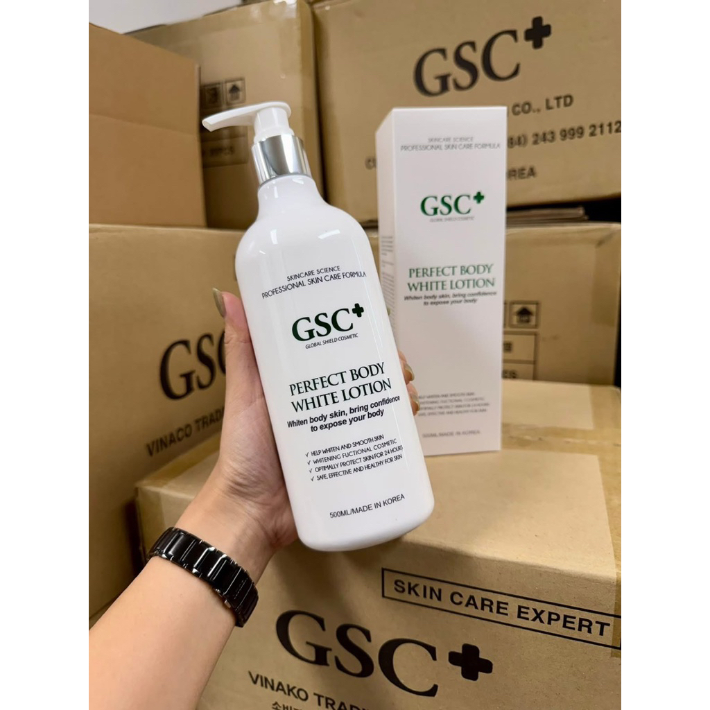 Kem Dưỡng GSC Perfect Body White Lotion (500ml