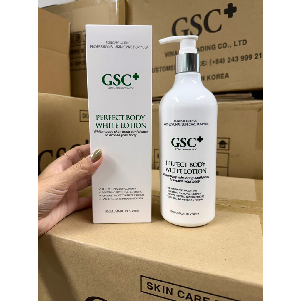 Kem Dưỡng GSC Perfect Body White Lotion (500ml