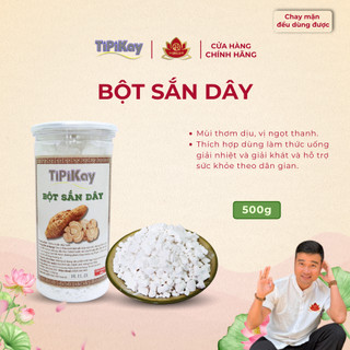 Bột Sắn Dây Nguyên Chất 500G TiPiKayShop |Giải Nhiệt Mùa Nóng Đẹp Da Tốt Tiêu Hóa Uống Liền Healthy