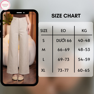 Quần Kaki Nhật Cạp Phẳng Ống Suông  Rộng Lưng Cao Cạp Cao Siêu Hot_255