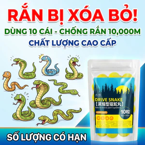 viên đuổi rắn - thuốc xua đuổi rắn công nghệ mạnh 10 viên, xua sạch rắn 360°