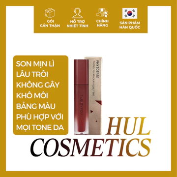 [SON NHUNG] Son Kem Lì Phytotree Twenty Four Hour Velvet Tint 6g siêu lì,không lộ vân môi