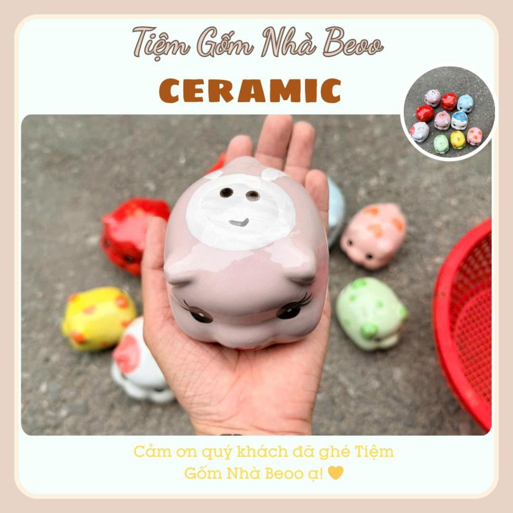 Heo đất mini cóc decor siêu xinh , trang trí bàn học