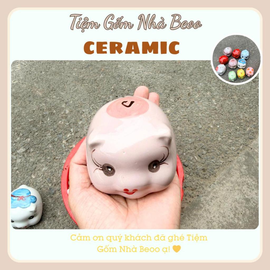 Heo đất mini cóc decor siêu xinh , trang trí bàn học