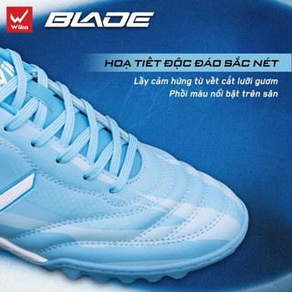 Giày Đá Bóng Wika Blade cho sân cỏ nhân tạo, đế thuần cao su, khâu full mũi chắc chắn