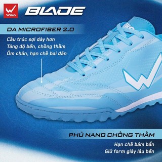 Giày Đá Bóng Wika Blade cho sân cỏ nhân tạo, đế thuần cao su, khâu full mũi chắc chắn