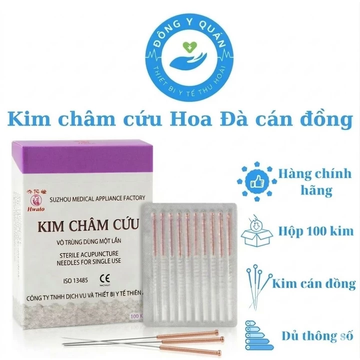 Kim Châm Cứu HOA ĐÀ CÁN ĐỒNG- Kim Châm Cứu vô trùng dạng vỉ – 2