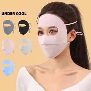 Khẩu trang chống nắng làm mát fullface UNDERCOOL có lỗ thông hơi thoáng khí chống tia UV chất liệu co giãn 5 màu KT12