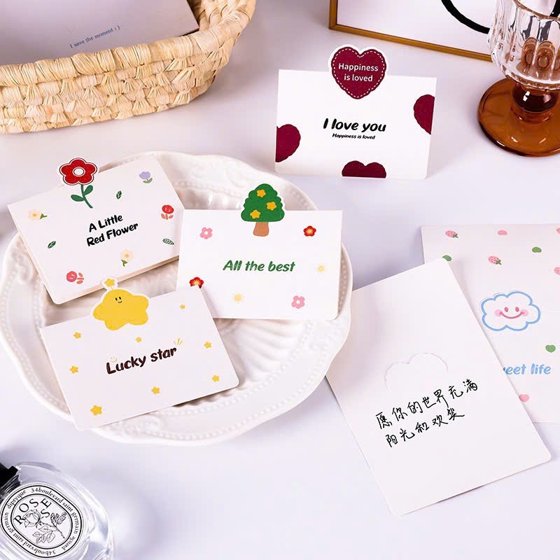 Thiệp chúc mừng nhắn gửi yêu thương- Thiệp Mini Chúc Mừng Sinh Nhật, Cảm Ơn, Lễ Tết