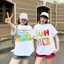 COD (Giao hàng trong 24 giờ)Tẻn Tẻn Cute Áo Thun Rộng Nam Nữ Oversize Unisex Cotton 2 Chiều Cổ Tròn Local Brand Việt Nam