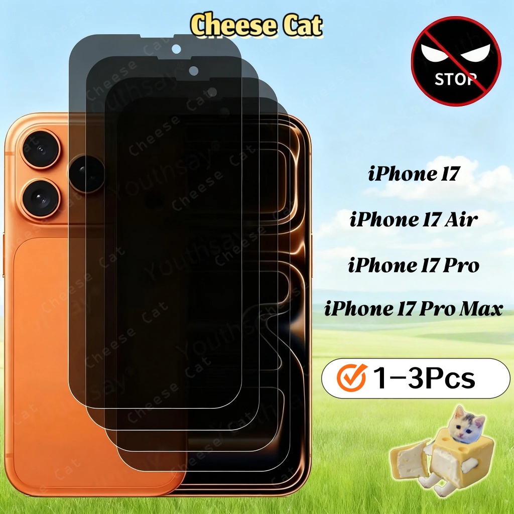 Bảo vệ màn hình chống gián điệp cho iPhone 17 Pro Max cho iPhone 17 Air cho iPhone 11 12 13 14 15 16 XR