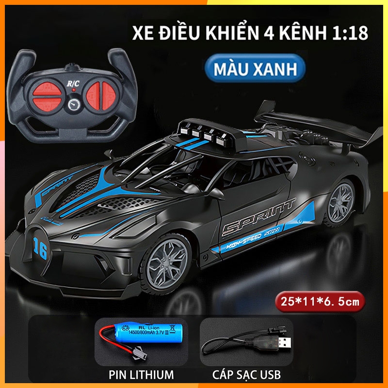 Moontoy Xe Đồ Chơi Điều Khiển Từ Xa Cho Trẻ Em - Xe Điều Khiển Từ Xa Tốc Độ Cao 4 Chiều Dành Cho Bé Trai