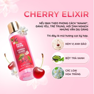 [MUA 2 TẶNG 2]Body Mist LuisLove 240ml Tặng Kèm 2 Chai Lăn Dưỡng Thơm -Combo Thơm Cả Ngày