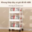 SUNNY 3/4/5 Tầng Xe Đẩy Sức Kệ đựng Đựng Đồ Có Tay Vịn Xe Đẩy Để Đồ Đa Năng Kệ Tiện Lợi Giá Lưu Trữ