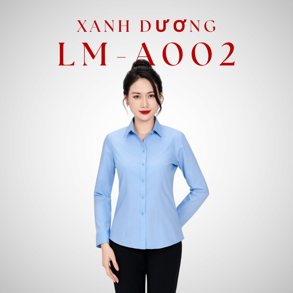 Áo Sơ Mi Nữ Dài Tay Công Sở Vĩnh Tiến Ladies, Chất Liệu Modal Sợi Gỗ - GTB 475