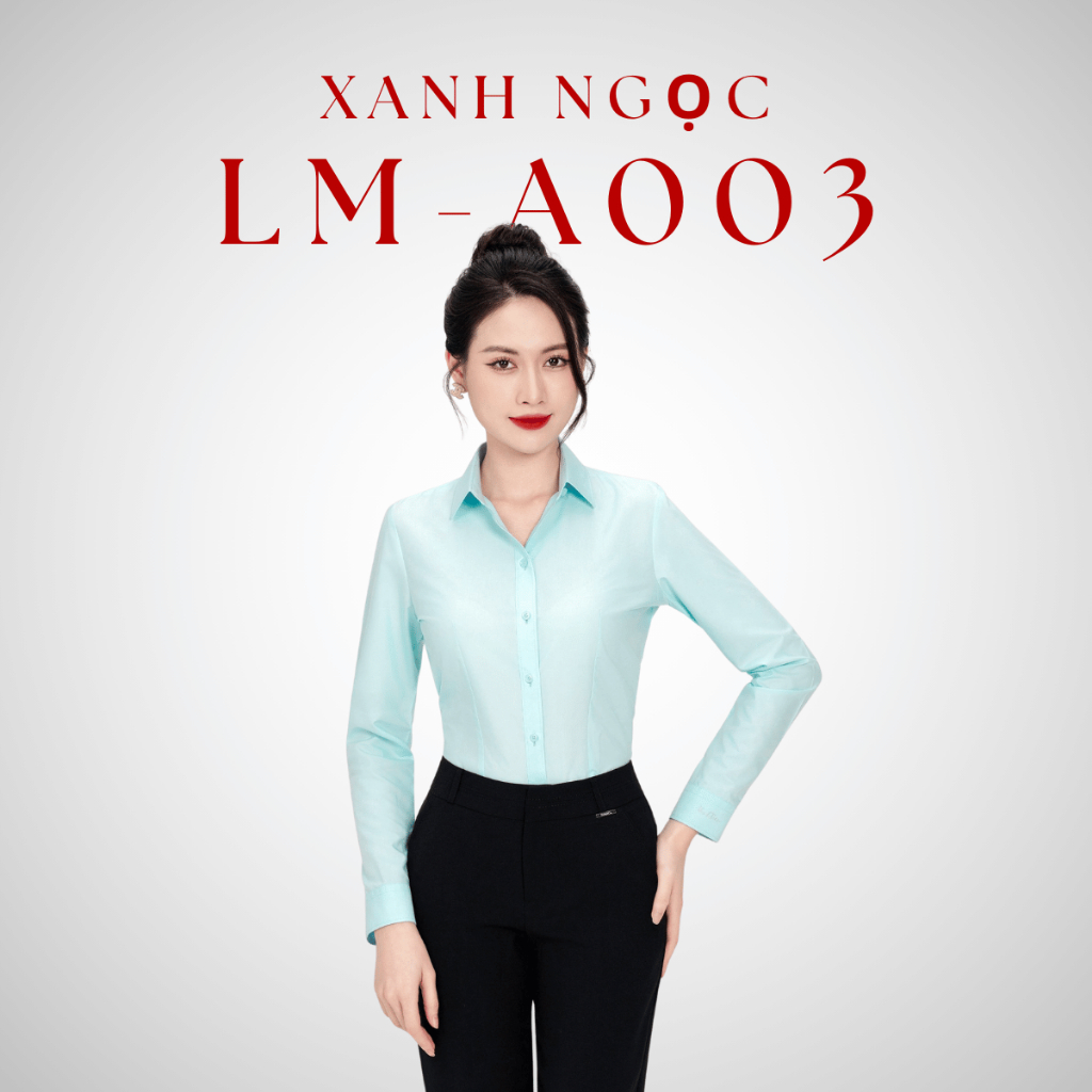 Áo Sơ Mi Nữ Dài Tay Công Sở Vĩnh Tiến Ladies, Chất Liệu Modal Sợi Gỗ - GTB 475