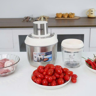 Máy xay thịt SEKA SK2289 cối inox & thuỷ tinh, công suất 500W, lưỡi dao thép không gỉ - mẫu mới