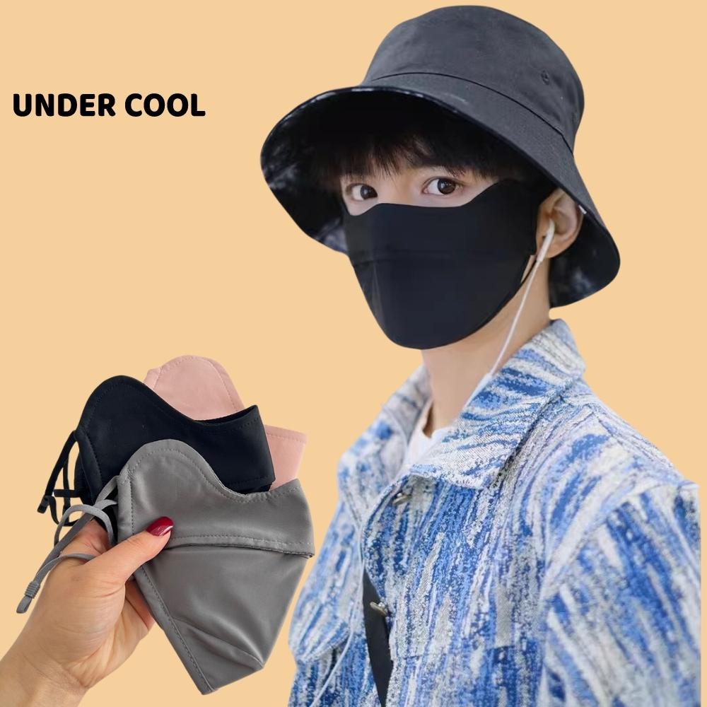 Khẩu Trang Vải lớp Chống Nắng UNDERCOOL Khẩu Trang Chống 99% tia UV UPF 50+ Logo Đổi Màu Sài Gòn - Hà Nội KT01