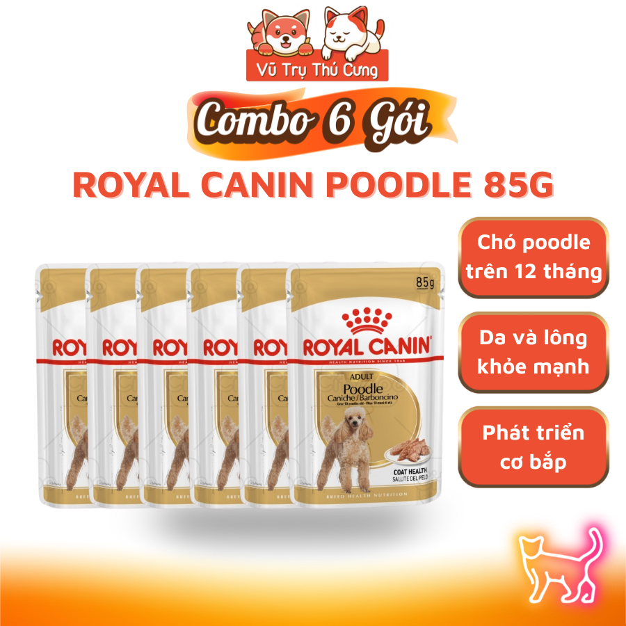 [COMBO] Pate Cho Chó Royal Canin Poodle Adult Gói 85g