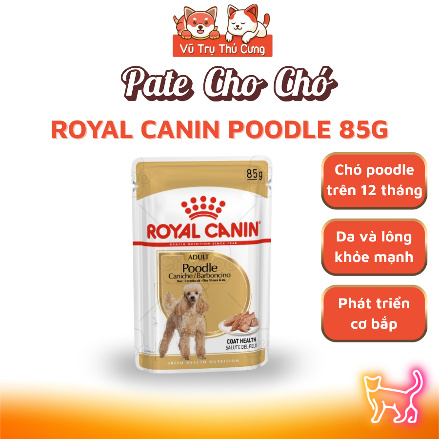 [COMBO] Pate Cho Chó Royal Canin Poodle Adult Gói 85g