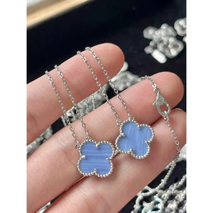 Dây chuyền cao cấp màu siêu xinh chất liệu đồng trắng si kim