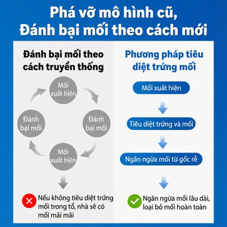 🐜 10 năm ngôi nhà an toàn 🐜 bột diệt mối  thuốc diệt mối PHÁ HỦY TỔ MẠNH MẼ