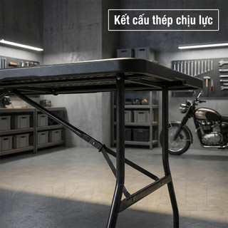 Bàn ghế gấp, bàn cắm trại dã ngoại di động, chống nước, chống nắng và dễ dàng vệ sinh