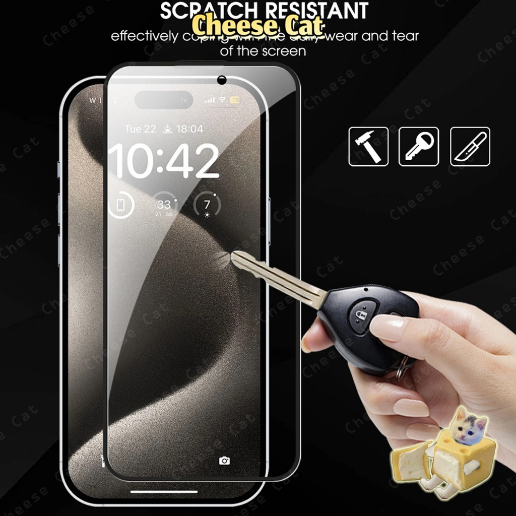 Công cụ chống bụi Kính cường lực Bảo vệ quyền riêng tư Tấm bảo vệ màn hình cho iPhone 14 15 16 17 11 12 13 Pro Max XR Xs
