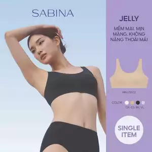 Áo Lót Không Gọng Không Viền May Mút Mỏng Có Thể Tháo Rời Màu Trơn Habpy Pretty Perfect By Sabina HBU25002