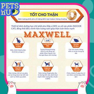 [CHÍNH HÃNG] Hạt Maxwell / Silverspoon hạt cho mèo hỗ trợ tiết niệu / búi  cân bằng dinh dưỡng dành cho mèo mọi lứa tuổi
