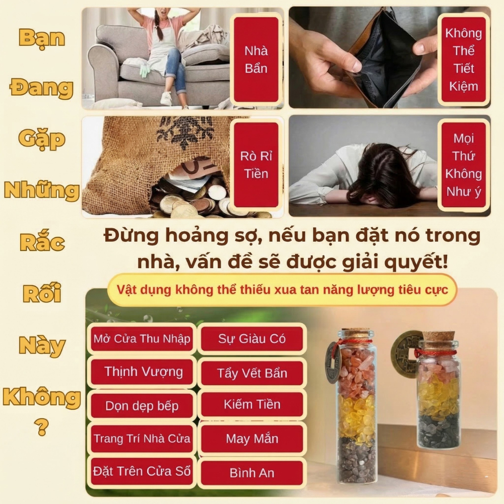 Hũ đá thạch anh, đá thanh tẩy không gian phong thủy ( ĐÃ THỈNH ) mang năng lượng may mắn, quà tặng ý nghĩa.