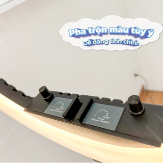 Đèn tròn Livestream LED 45cm, Đèn livestream 3 màu chuyên dụng dành cho phun xăm, nối mi, makeup