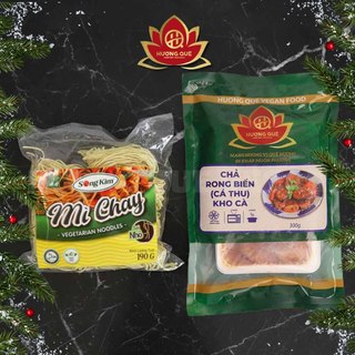 Mì Chay Sợi Dẹt 200g - Chay Mặn Đều Dùng Được - TiPiKay Shop