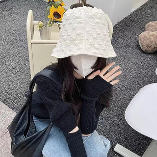 Mũ Bucket Nữ Vải Dập Nổi Form Đứng 56-58cm – Nón Tai Bèo Hàn Quốc Che Mặt Dễ Phối Thời Trang