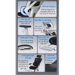 Ghế Công Thái Học Thông Minh Ergonomic Chống Gù Hiện Đại, Ghế Xoay Văn Phòng Ngả Lưng 135 Độ Kèm Gác Chân Thư Giãn GVP23 — ảnh 5