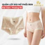 Quần Lót Nữ AMYBRA Cotton Kháng Khuẩn Dáng Đùi, Quần Boxer Nữ Viền Ren Gợi Cảm L5918