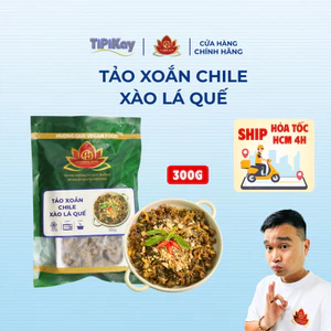 Tảo Xoắn Chile Xào Lá Quế 300g - Chay Mặn Đều Dùng Được - Tipikay shop
