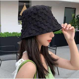 Mũ Bucket Nữ Vải Dập Nổi Form Đứng 56-58cm – Nón Tai Bèo Hàn Quốc Che Mặt Dễ Phối Thời Trang