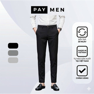 Quần Tây Âu Co Dãn 4 Chiều 100% Cotton Chống Nhăn Không Ra Màu Dày Mềm Mịn Thấm Hút Mồ Hôi