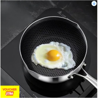 QUÁNH CHẢO TỔ ONG SÂU LÒNG SIZE 18 CM DÙNG CHO MỌI LOẠI BẾP (hàng tốt)