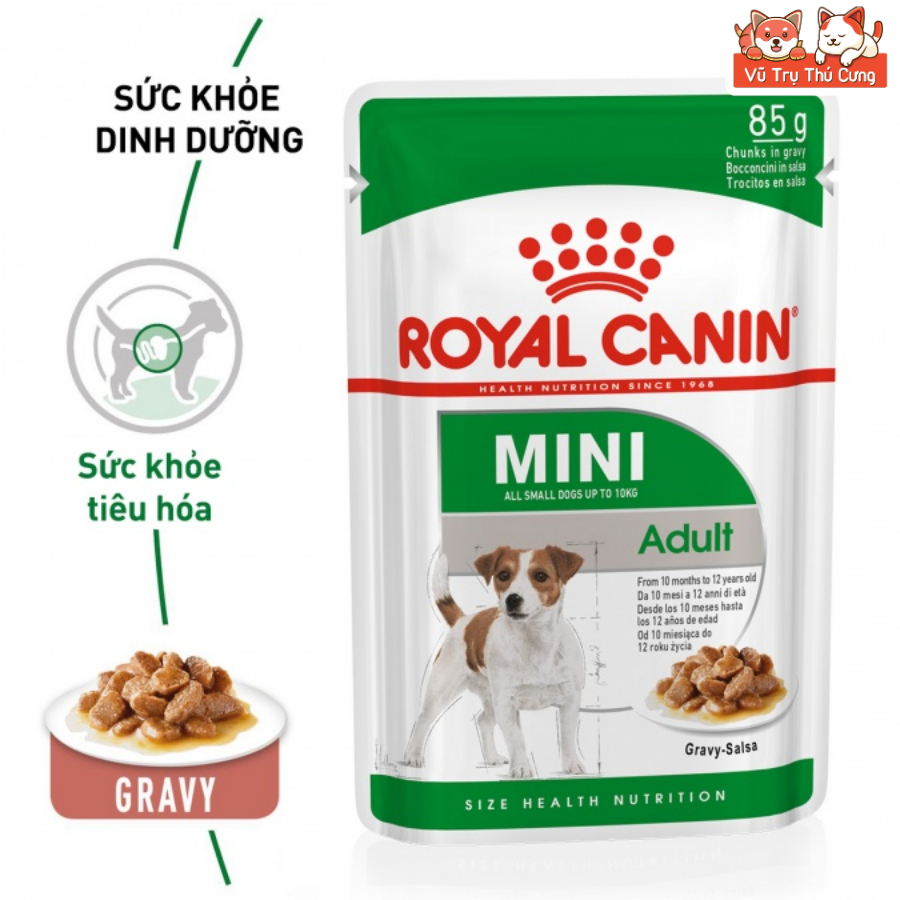 (Combo) Pate Cho Chó Royal Canin Mini Adult Gói 85g