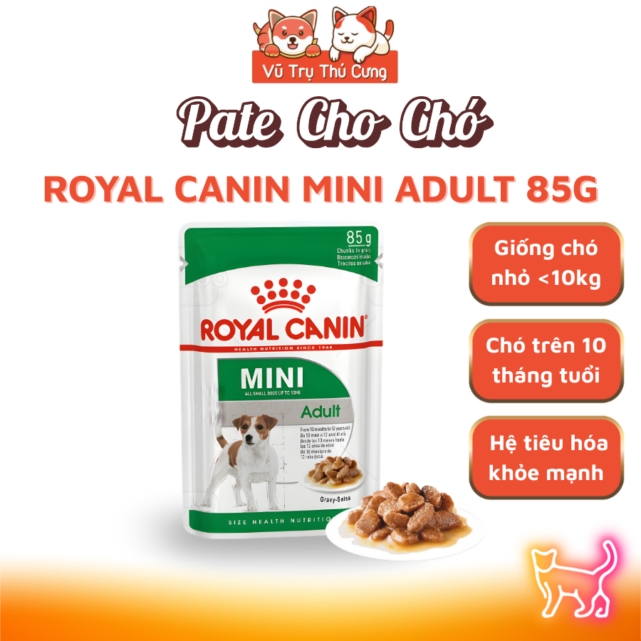 (Combo) Pate Cho Chó Royal Canin Mini Adult Gói 85g