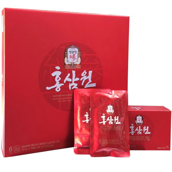 Nước hồng sâm Won cao cấp KGC Hàn Quốc (70ml x 30 gói )- Thúy Sâm Yến Cộng Hòa
