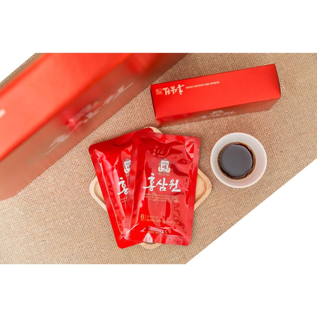 Nước hồng sâm Won cao cấp KGC Hàn Quốc (70ml x 30 gói )- Thúy Sâm Yến Cộng Hòa