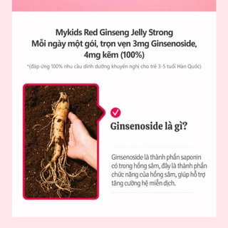 Thạch hồng sâm Mykids Red Ginseng Jelly Strong Daesang Wellife 20g×20 cái